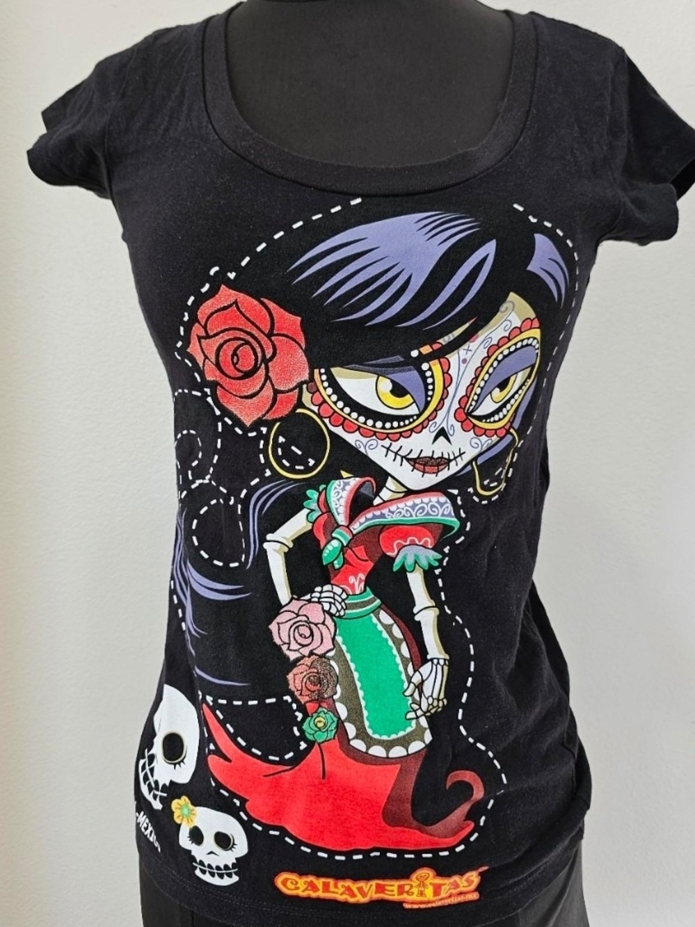 Cute Day Of The Dead Graphic Tee